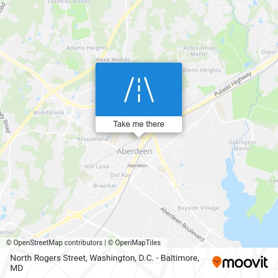 Mapa de North Rogers Street