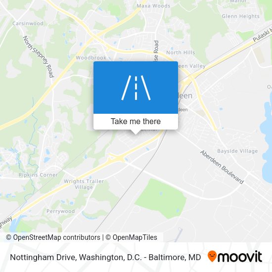 Nottingham Drive map