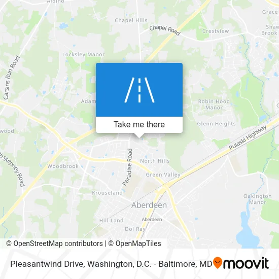 Pleasantwind Drive map