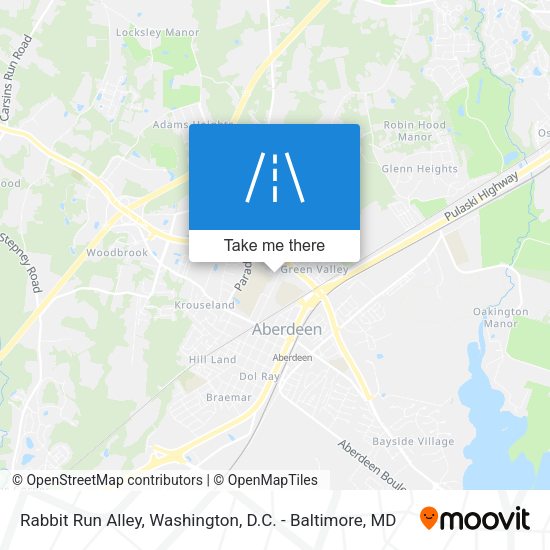 Mapa de Rabbit Run Alley