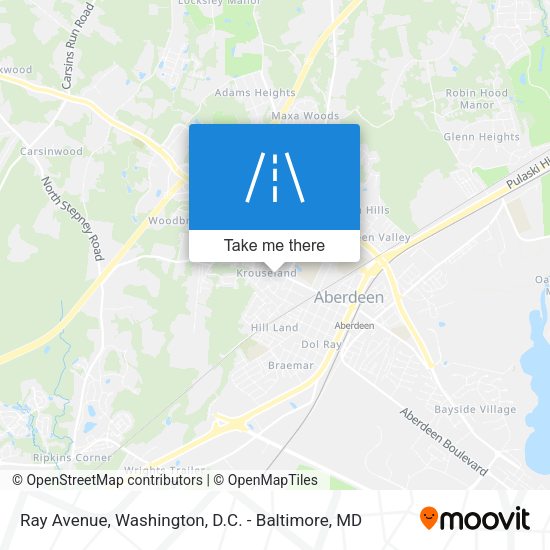 Ray Avenue map