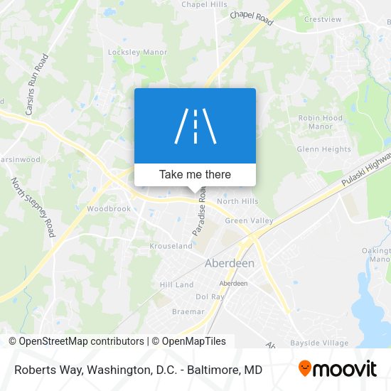 Mapa de Roberts Way