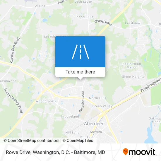 Rowe Drive map