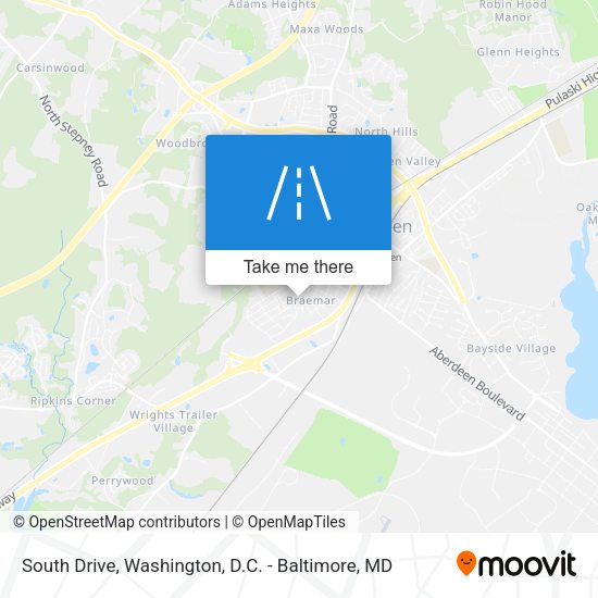 South Drive map
