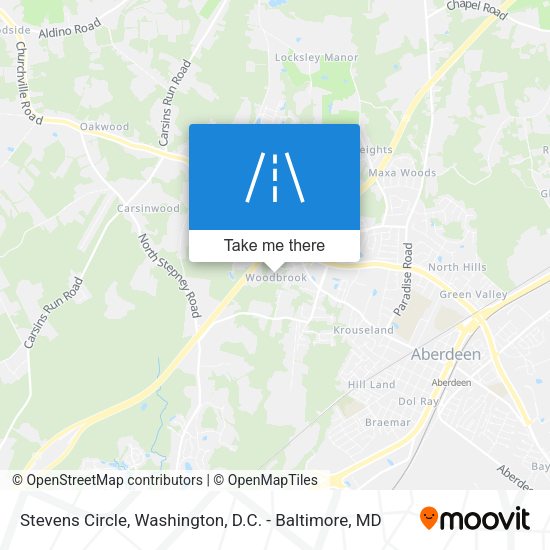 Stevens Circle map