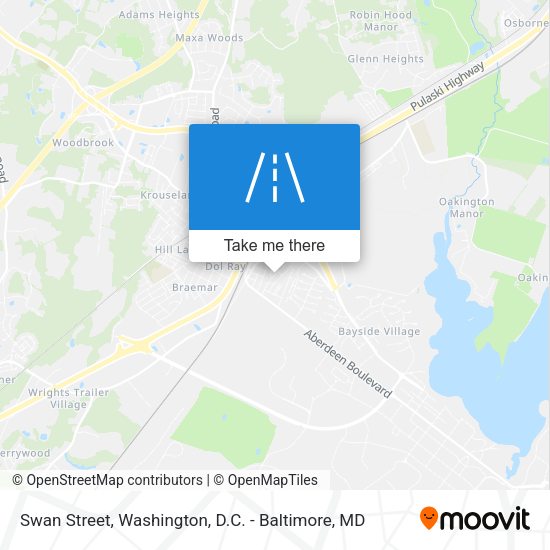 Mapa de Swan Street