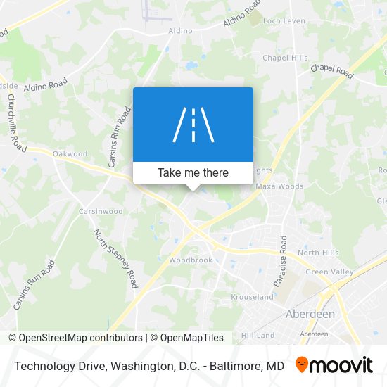 Technology Drive map