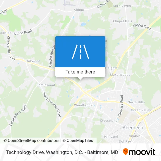 Technology Drive map