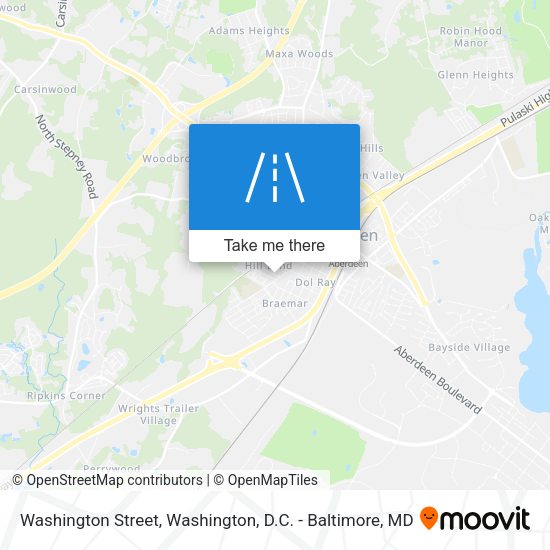 Washington Street map
