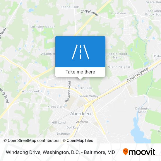 Windsong Drive map