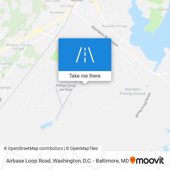 Mapa de Airbase Loop Road