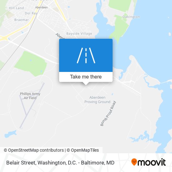 Mapa de Belair Street