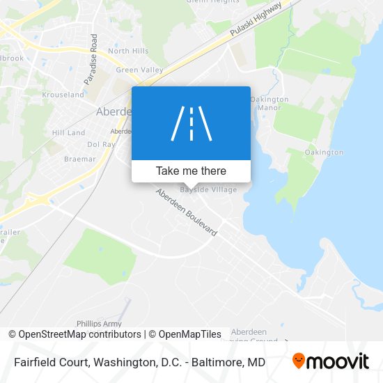 Fairfield Court map