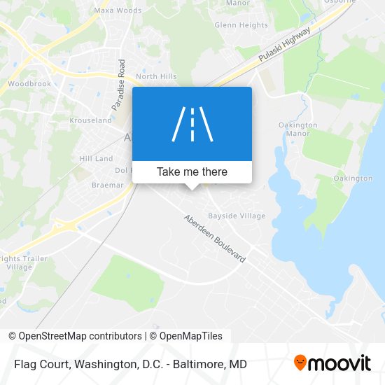 Flag Court map