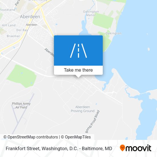 Mapa de Frankfort Street