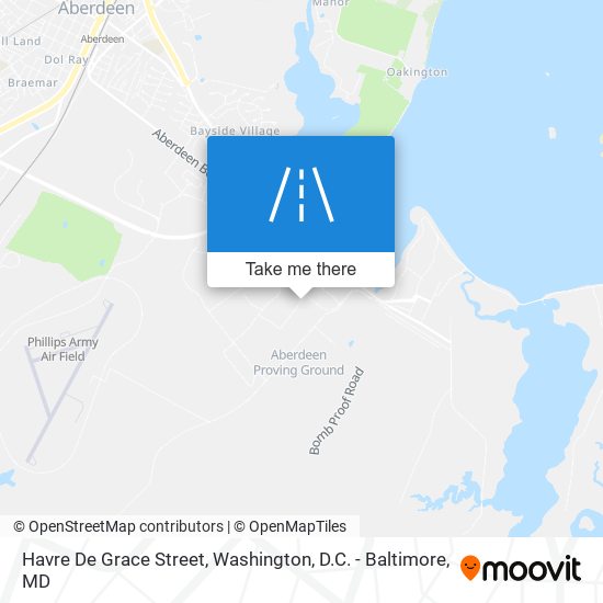 Mapa de Havre De Grace Street