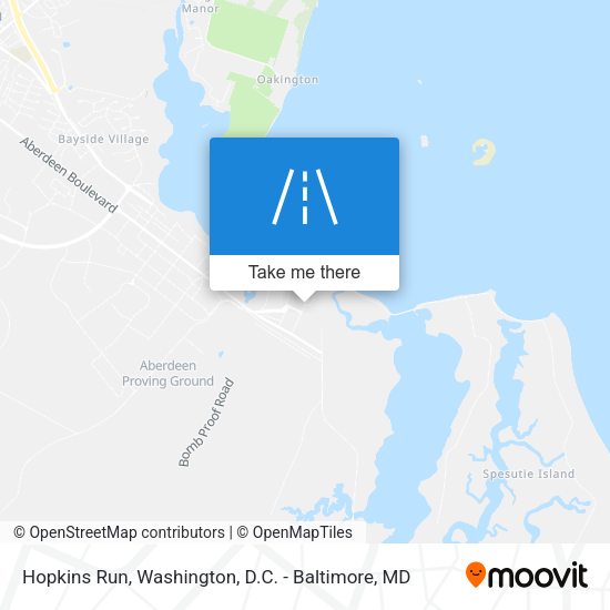 Hopkins Run map