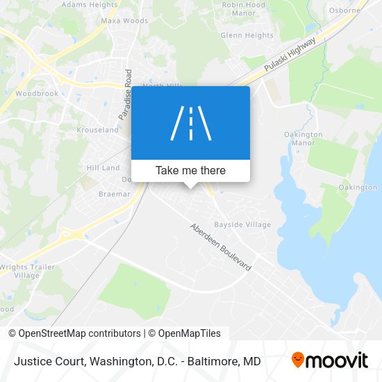 Justice Court map