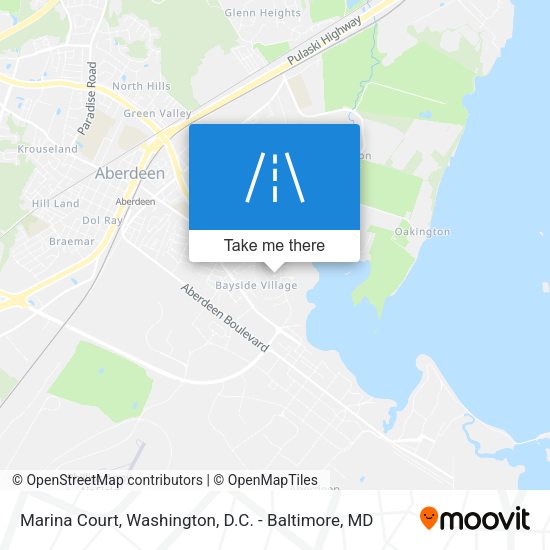 Marina Court map