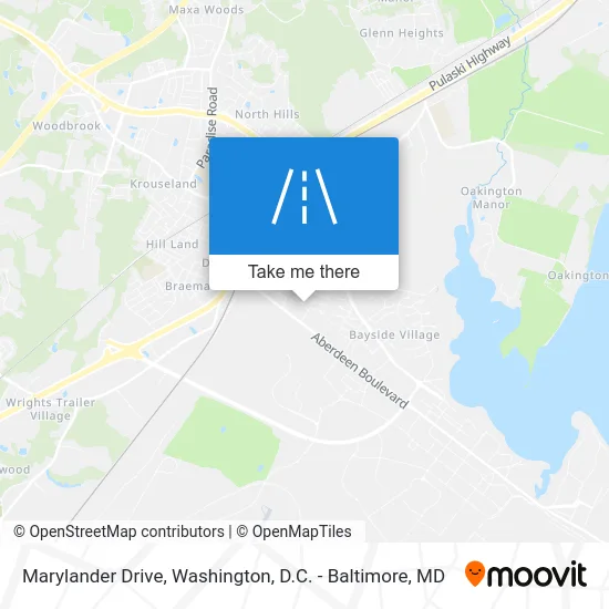 Marylander Drive map