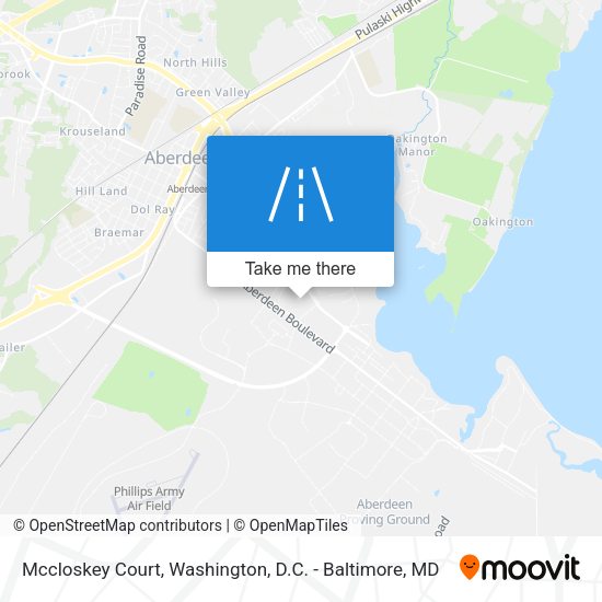 Mccloskey Court map