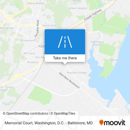 Memorial Court map