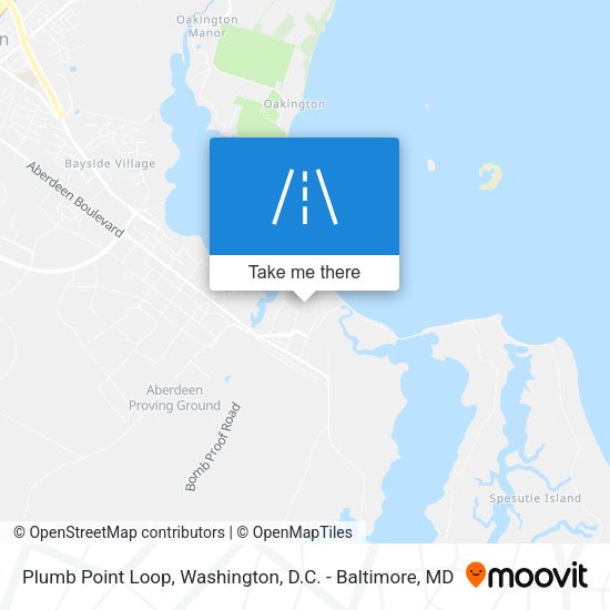 Mapa de Plumb Point Loop