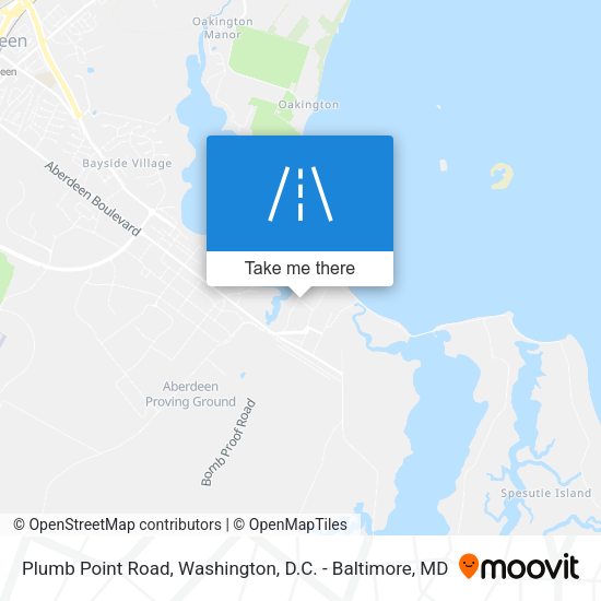 Mapa de Plumb Point Road