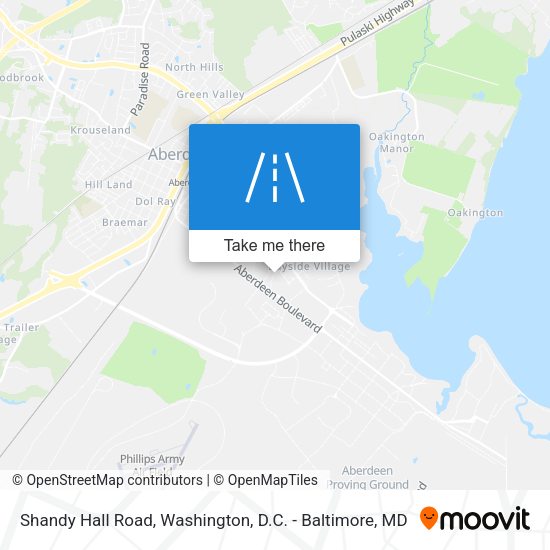 Shandy Hall Road map