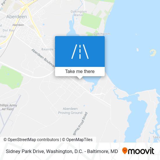 Sidney Park Drive map