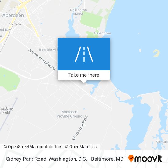 Mapa de Sidney Park Road