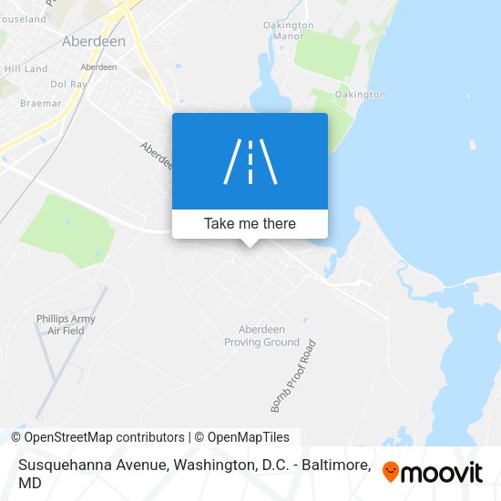 Susquehanna Avenue map