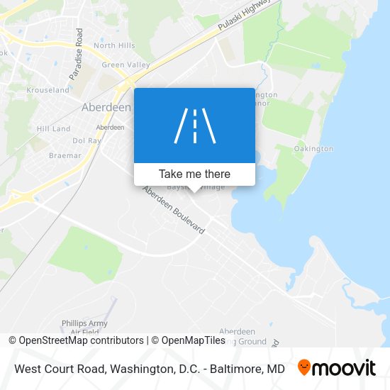 Mapa de West Court Road