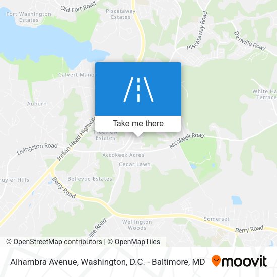 Mapa de Alhambra Avenue