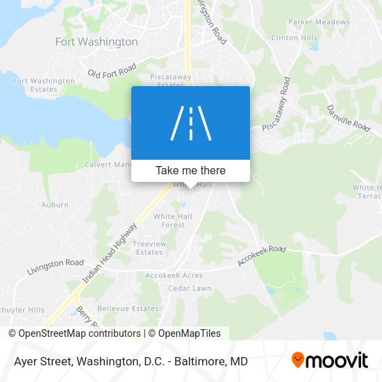 Ayer Street map