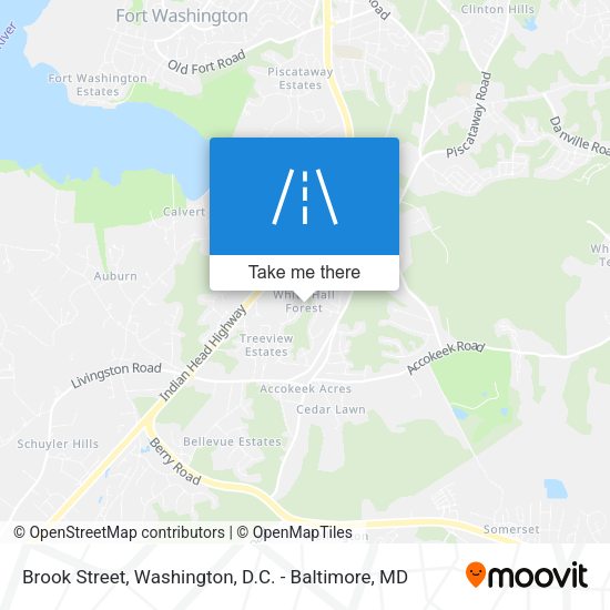 Brook Street map