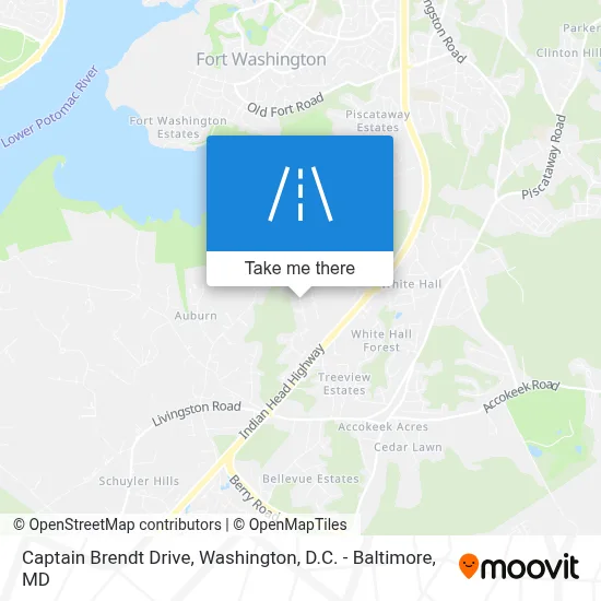 Captain Brendt Drive map