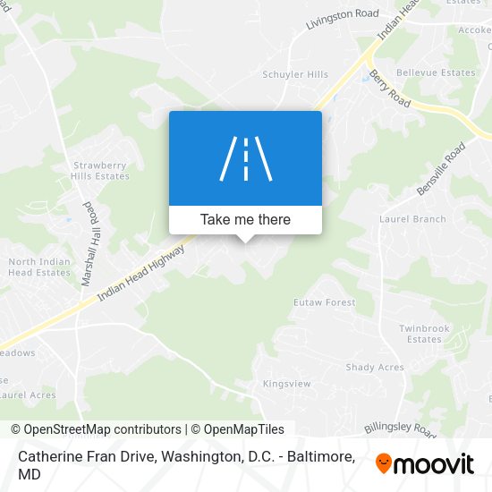 Catherine Fran Drive map