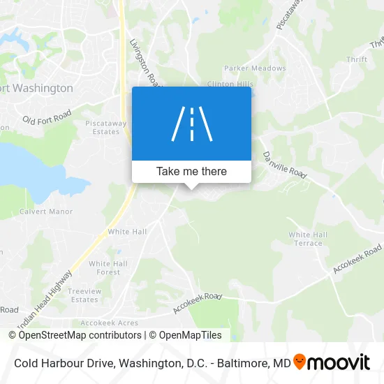 Cold Harbour Drive map