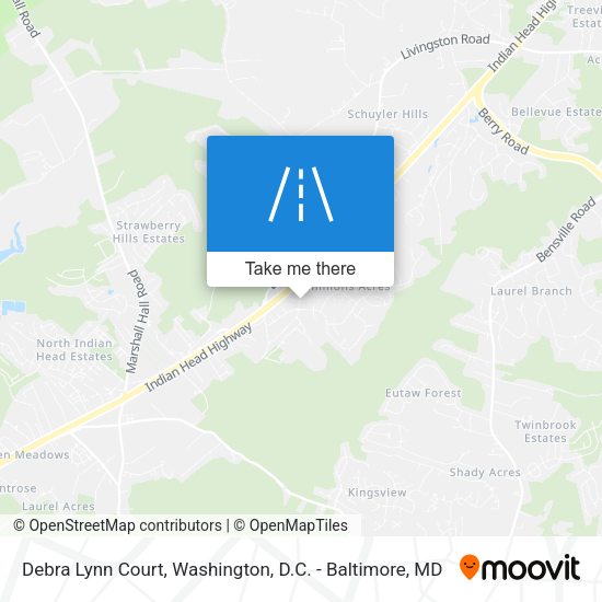 Debra Lynn Court map
