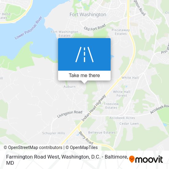 Farmington Road West map