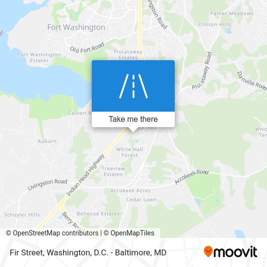 Fir Street map