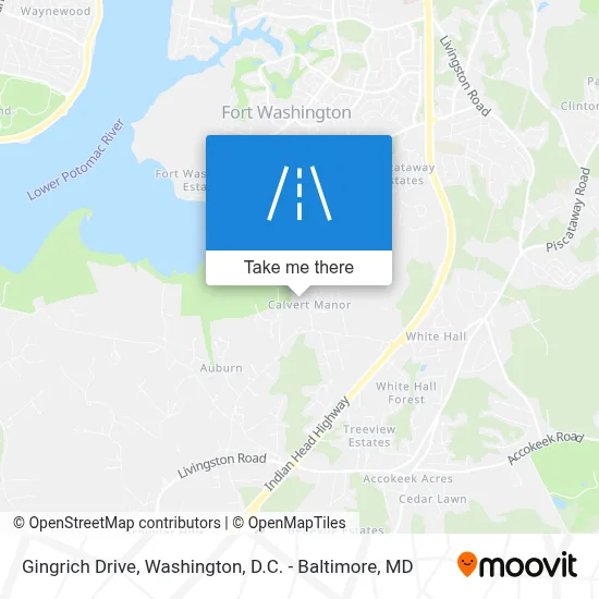 Gingrich Drive map