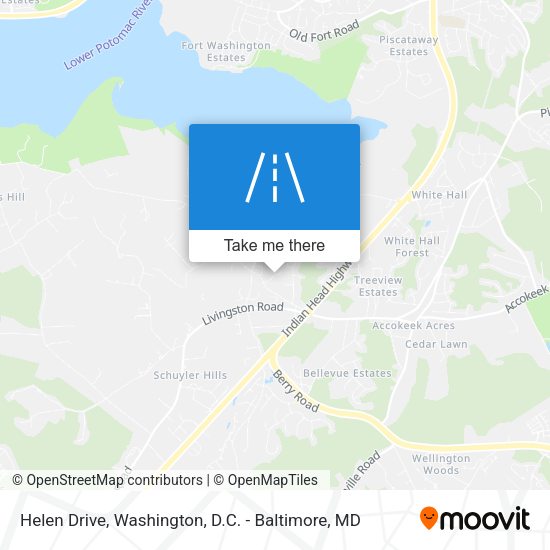 Helen Drive map