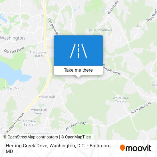 Herring Creek Drive map