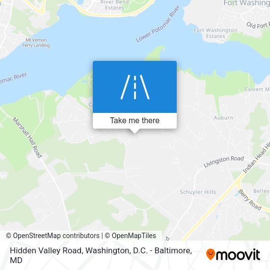 Hidden Valley Road map