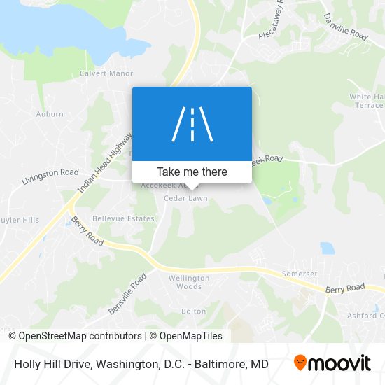Mapa de Holly Hill Drive