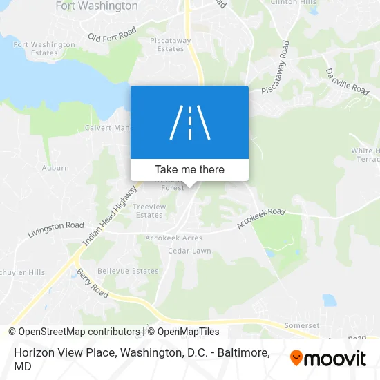 Horizon View Place map