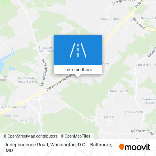 Independence Road map