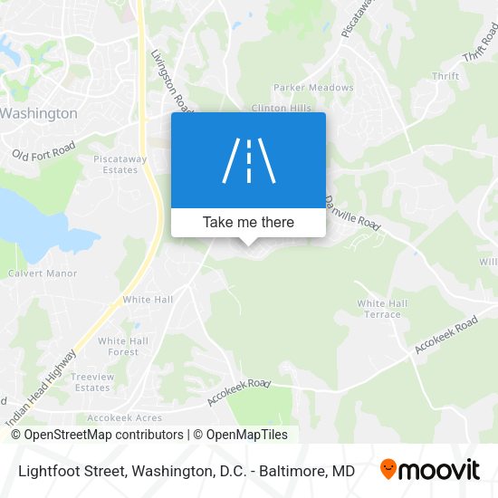 Mapa de Lightfoot Street